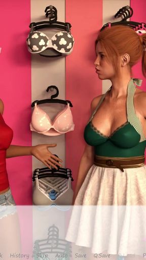Captivating moment from &quot;My stepbrother &#039;s wife #38 Bella and Jennifer wore swimsuits and showed John-highlight&quot;