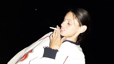 A real stranger girl paid for a cigarette with sex (With dirty talk) - Lesbian_illusion