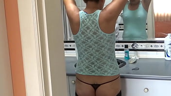 Great compilation of my 59 year old Latin wife showing off her big ass before fucking