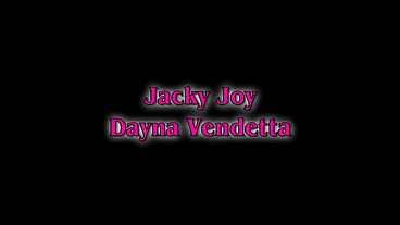Jacky Joy Masturbates with Dayna Vendetta in Lesbian Scene