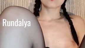 Video sent by @Rundalya @Teasing and #Hairy Pussy #Solo #Brunette #Stockings #Small Tits hot gratis hd | Tik.Porn