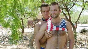 USA hunks Aiden Hart and Alex Mecum celebrate with anal