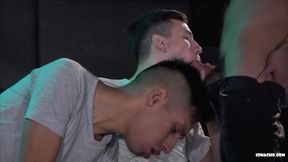 Latin Boys Daisy Chain Raw Threesome