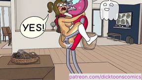 Everyone Has Fucked Eileen Except Benson - Regular Show Cartoon Parody