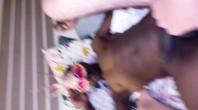 Cocky husband watches his white milf wife gush while a muscular Asian BBC queer her tight ass again in a dirty amateur HD threesome