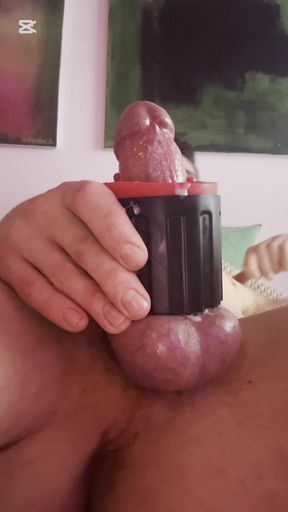 Huge Cumshot After Hours of Edging