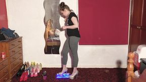 Sophie Stomping A Led Picture (4K)
