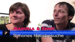 German MILF with biggest boobs shares her big dick with horny real duo