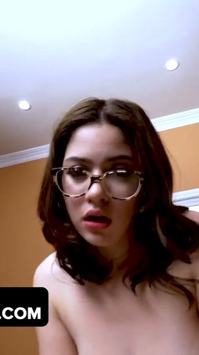 Bratty Step Daughter Ellie Nova Is Always Playing Sexual Pranks On Her Innocent Stepdaddy - DadCrush   Clip 3