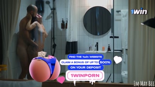 Shower together ♥️ It's easier to clean face from cum