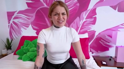 SisLovesMeHD - Blonde Big Arse Tattooed Latina Teen Stepsister Lets Stepbrother Fuck Her Butt To Orgasm If He Makes Her Famous POV - Vanessa Vega, Austin Pierce