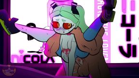 Rebecca is Late for Her Date Because Of a Big Dick [Cyberpunk Animation]