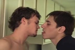 Scruffy College Roommates Do It In The Kitchen