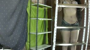 Jazmin bent the metal shelf with her body CAMERA 2 MP4 HD