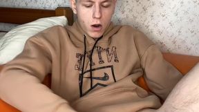 Horny Twink's Big Dick Jerk Session