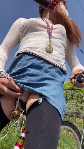 No. 218 My Daily Routine a Walk with My Vaginal Vibrator