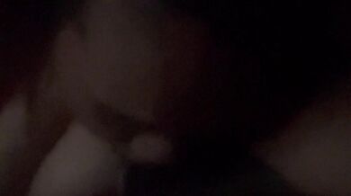 Step sister redbone MILF teaches newbie deep throat training deep throats messy blowjobs loud