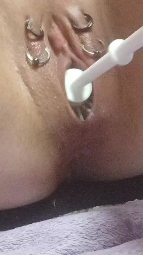 Must-share moment from &quot;SklavinS plays with her pierced Pussy&quot;