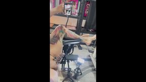 Strap on Stories -pegging -slut Puppet Caged & Slut Hole Pumped Hard Until He Erupts. Front POV.