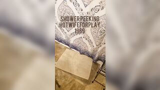 Shower time, no peeking!