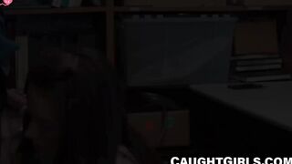 "Jojoba Kiss - Office Slut Double Penetration Threesome"