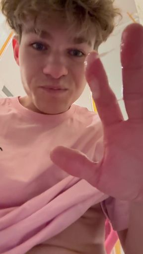 Emotional moment from &quot;frosty shows off huge dick with massive cumshot&quot;