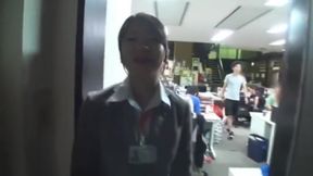 Asia&#039;s Got Back: Skirt-Riding MILF&#039;s Booty Gawking at Work