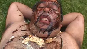 Petite Brunette Slut Desani Lezian Gives Fat Dude Mind-blowing Blowjob