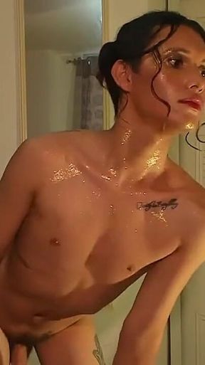 The Brand New Shine of Seduction, Femboy with Hard Cock