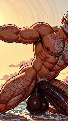 Rock Hard Men Ai Art