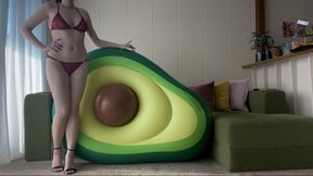 Mean girlfriend tests out your air mattress