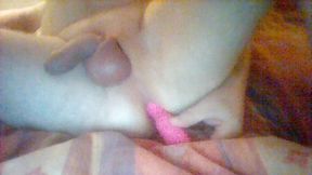 Masturbate off me with dildo in my ass