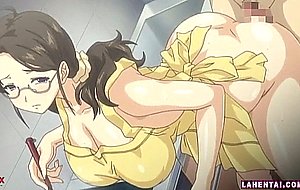 Hentai babe in apron gets fucked