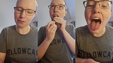 More creative sneaky gag ideas. This time trying to use the tiny elastic bands and suction cups on my tongue ?