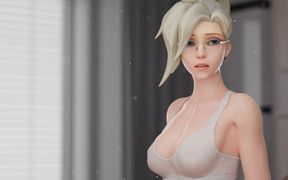 Mercy’s Romantic Dinner - Big Ass Fuck & Wild Anal with Moans - 3D Adult Animation