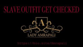 SLAVE OUTFIT GET CHECKED  Sklave - Slave - Transe - TV - Ausbildung - Training - Prüfung