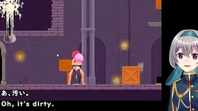 Silent V Succumbs to Haunting Lust in Ghostly Castle Hentai Tryst