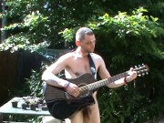 naked and struming, lol