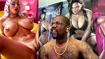 Big Breast Valentine Slut Getting Her Tight Bald Pussy Hole Fucked, AI Generated