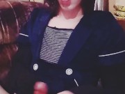 Hattabi4ik Sweet Crossdresser Self Pissing Femboy Fetish (Gold Rain)