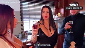 Swingers party with my bi stepsister and inexperienced swingers for mighty firm fuck!