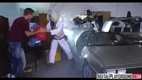 Young and Petite GF Gets Plowed by Giant Member in Hot Parody
