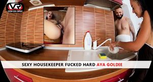 Sexy Housekeeper Fucked Hard Aya Goldie