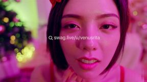 POV Dating with sexy asian girl on Christmas | swag live/u/venusrita