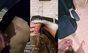 Russian giant cocks and rubs tight boy drops messy cumshot compilation