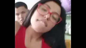 Busty Latina wife shows naughty moves during hubby's absence