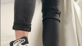 A Shoejob with Adidas Campus Sneakers - Cock Trampling, Shoejob, CBT - Tramplegirl uses her well worn sneakers and let him explode on her shoes - cumplay scenes included - sidecam only - HD
