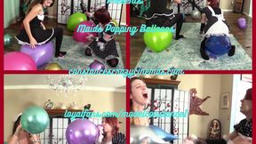 Maids Popping Balloons mp4