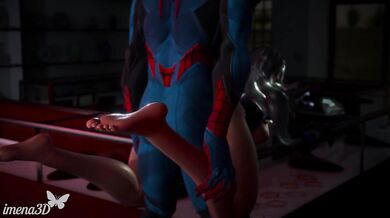 Black Cat gets Spidey’s big ass doggystyle in Marvel cartoon