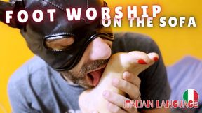 FOOT WORSHIP ON THE SOFA - MOBILE 480p